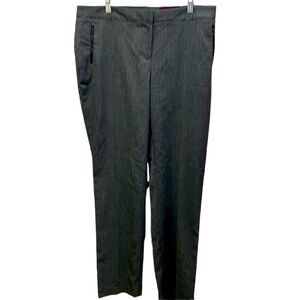 Rafaella Curvy Fit Faux Leather Accent Trousers